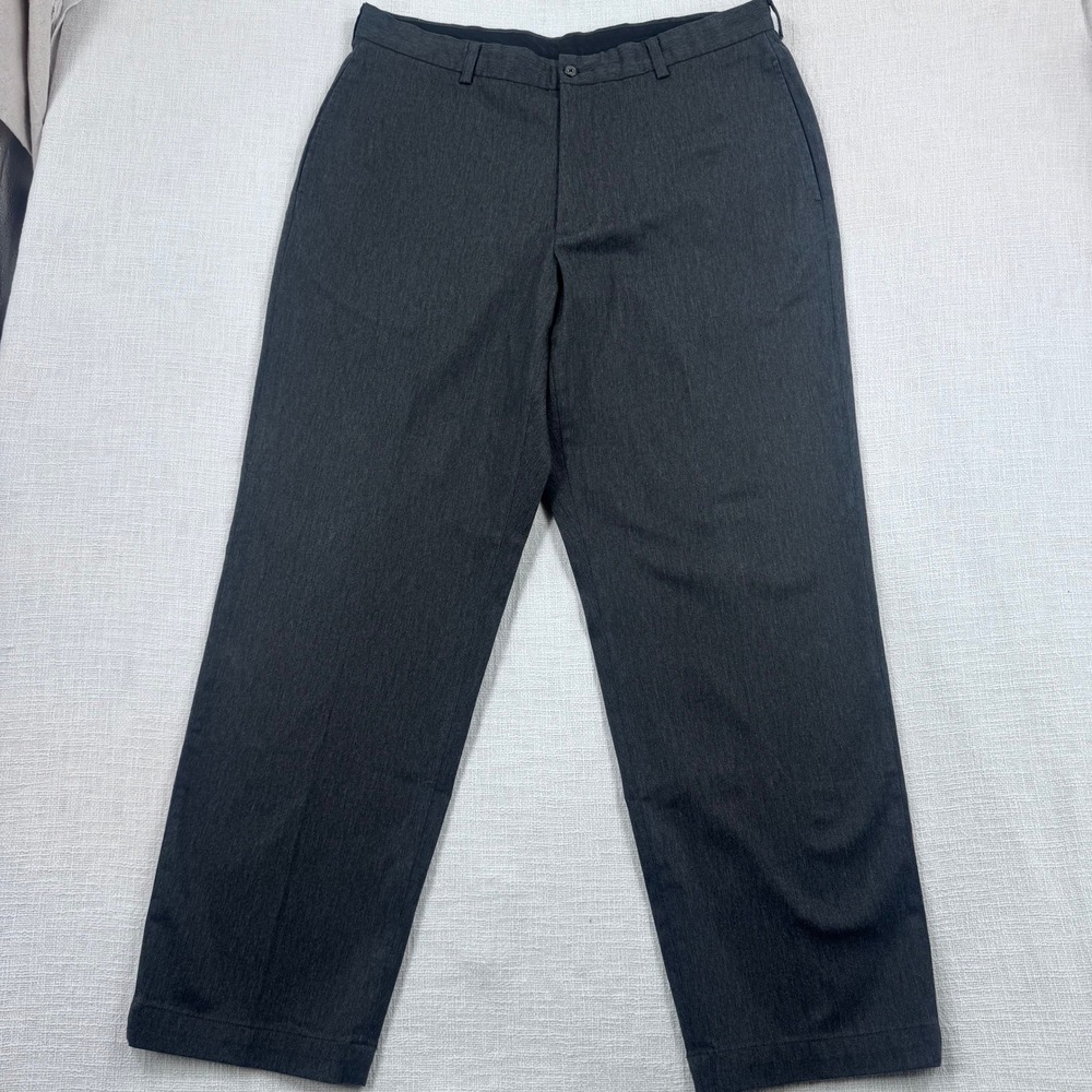 Brooks Brothers Hudson Pants Mens‎ 38x32 Gray Cotton Blend Stretch Trousers